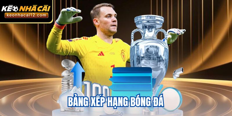 Bảng Xếp Hạng Bóng Đá - Cập Nhật Nhanh Tại keonhacai12.com