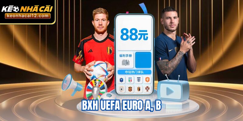 BXH UEFA EURO A, B